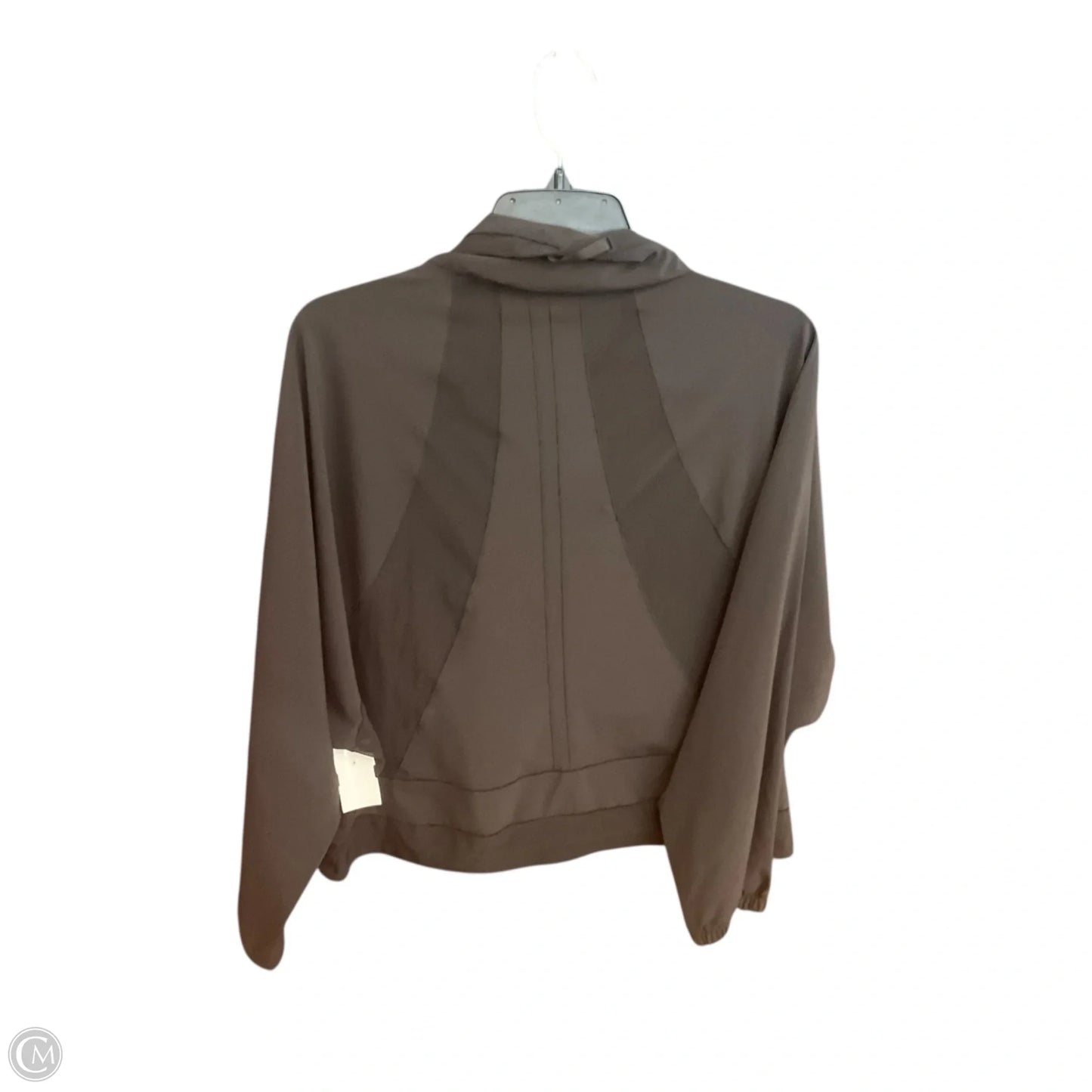 Athletic Jacket By Lululemon In Black, Size: 4