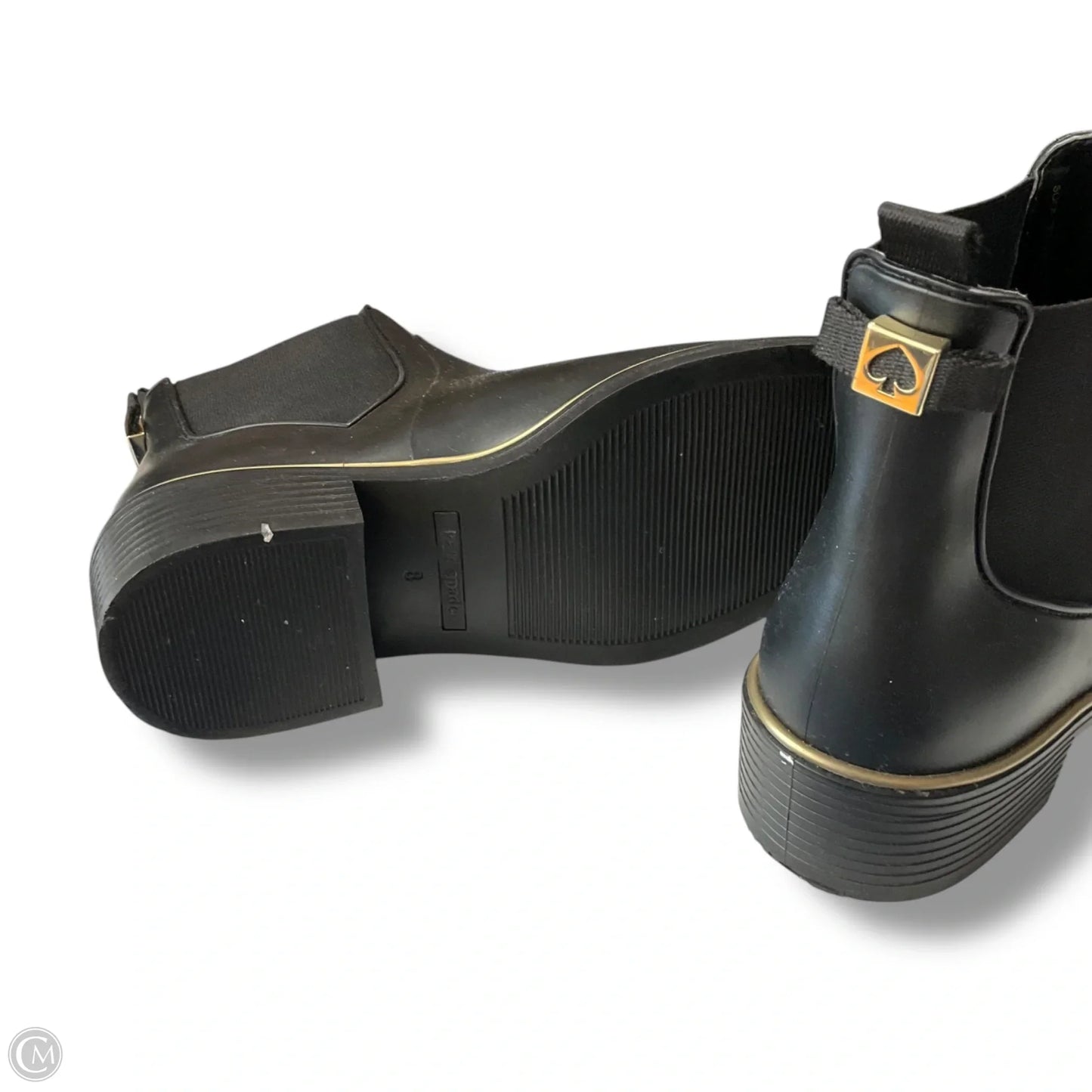 Boots Designer By Kate Spade In Black, Size: 8