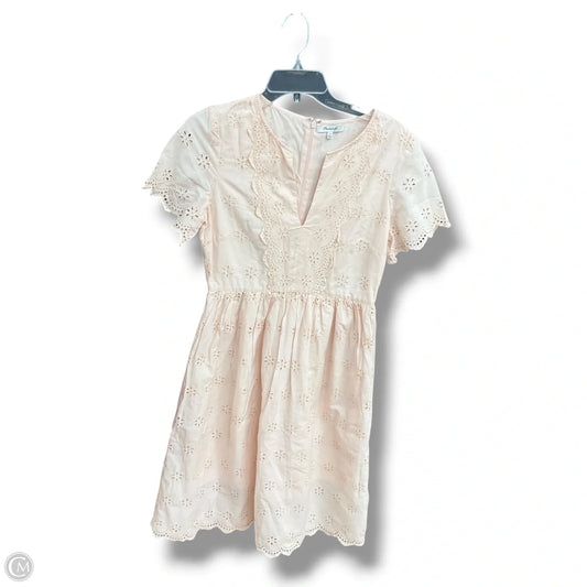 Dress Casual Short By Madewell In Pink, Size: S