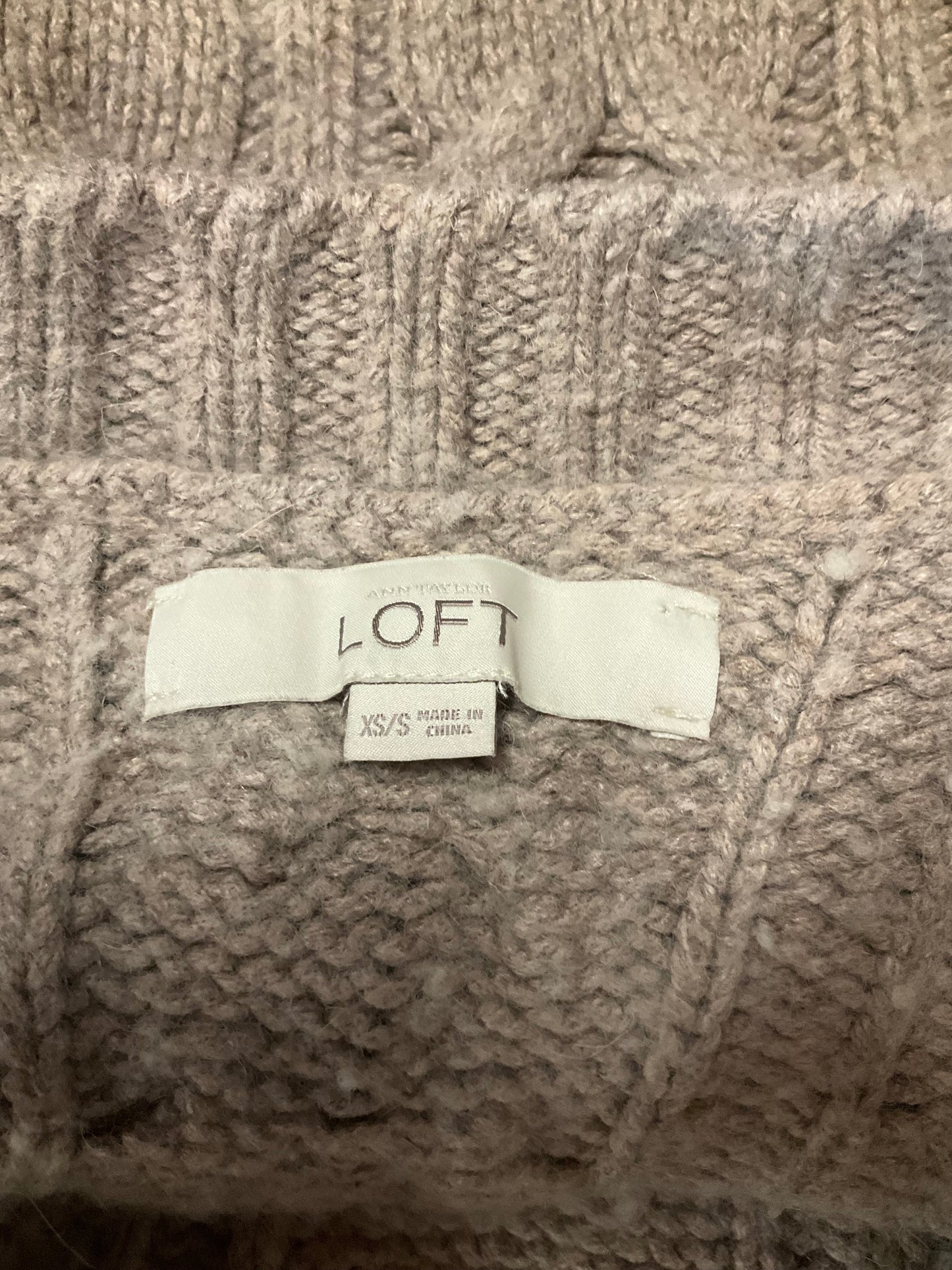 Sweater By Loft In Beige, Size: Xs
