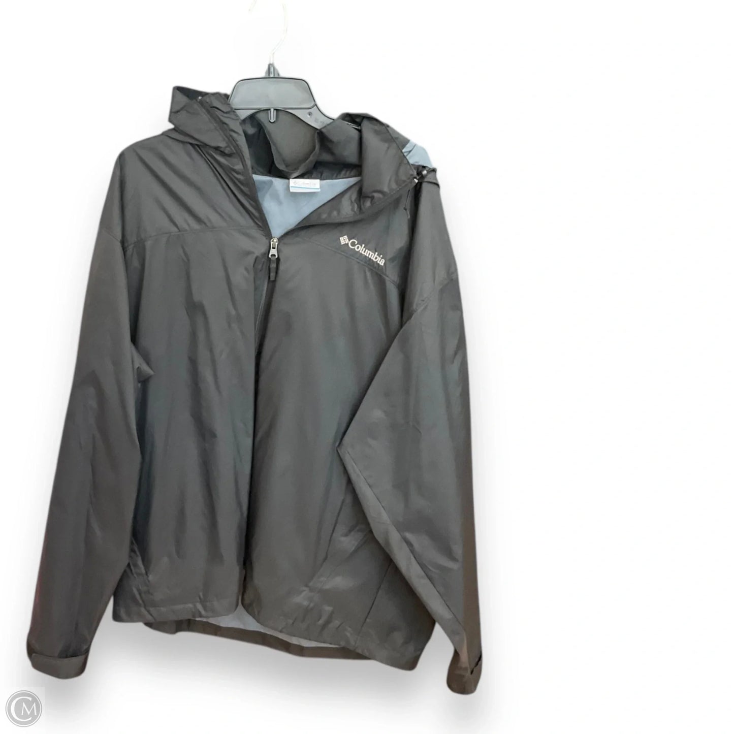 Jacket Windbreaker By Columbia In Black, Size: Xxl