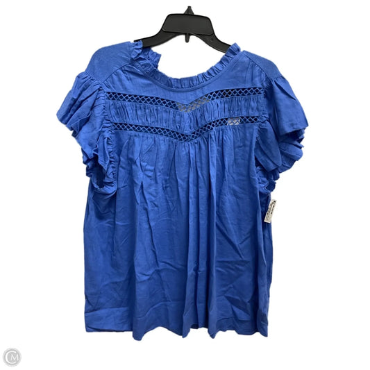 Top Sleeveless By Lane Bryant In Blue, Size: 2x