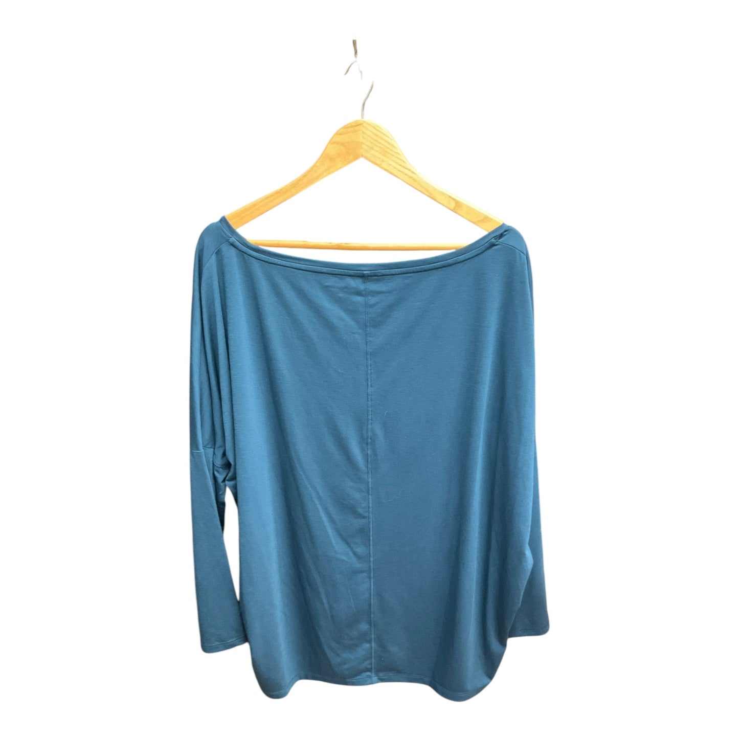 Athletic Top Long Sleeve Crewneck By Athleta In Blue & Brown, Size: Xl