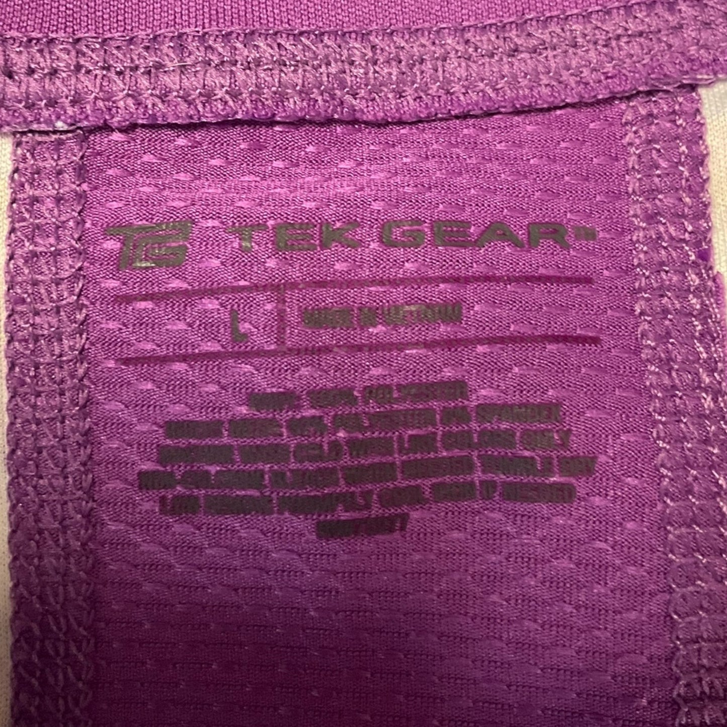 Athletic Tank Top By Tek Gear In Purple, Size: L