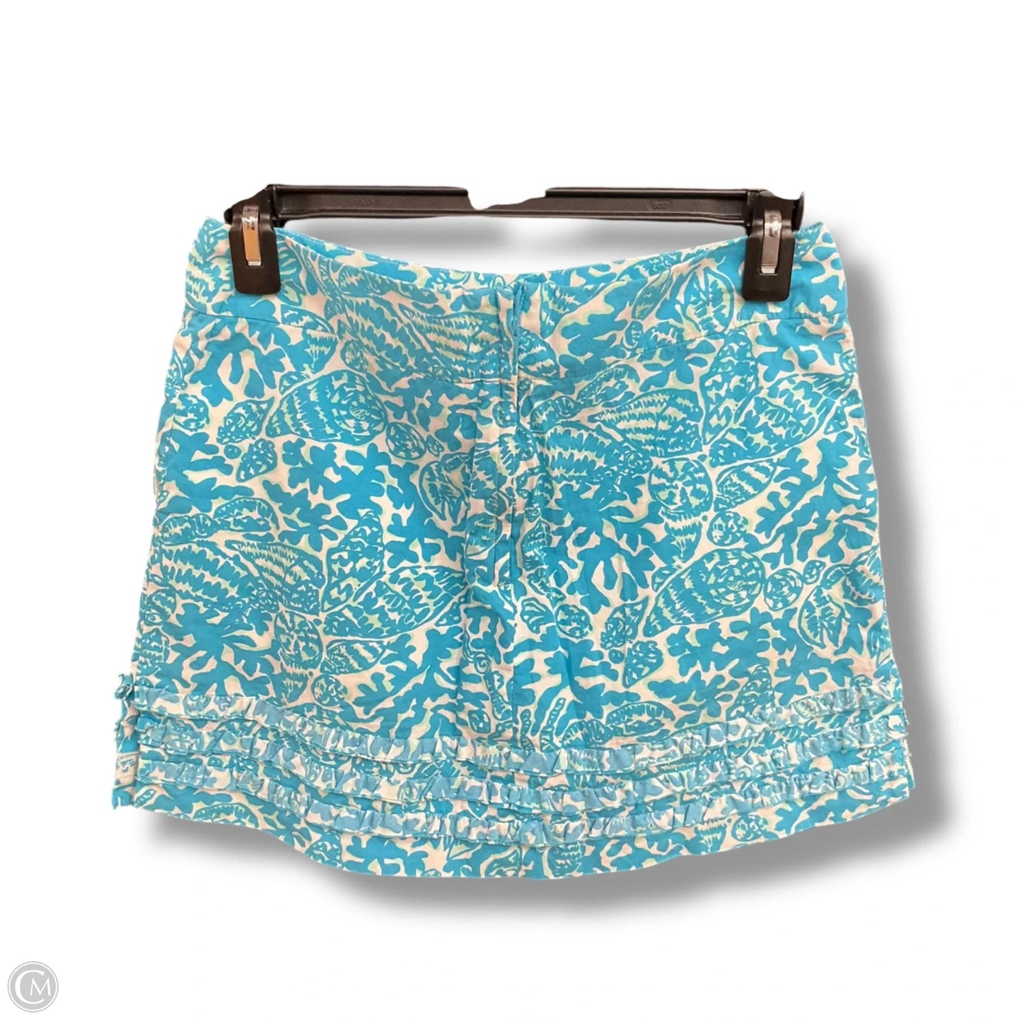Skirt Designer By Lilly Pulitzer In Blue & White, Size: 0