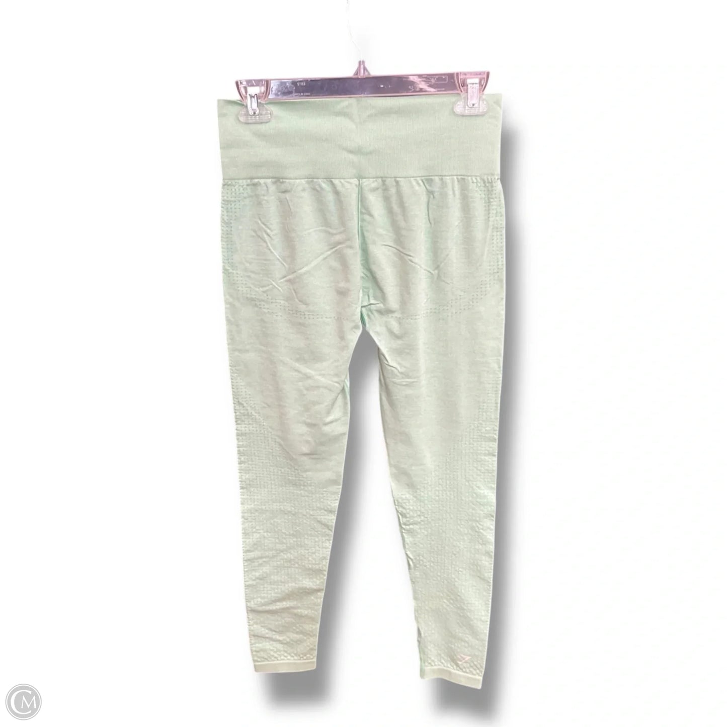 Athletic Leggings By Gym Shark In Green, Size: S