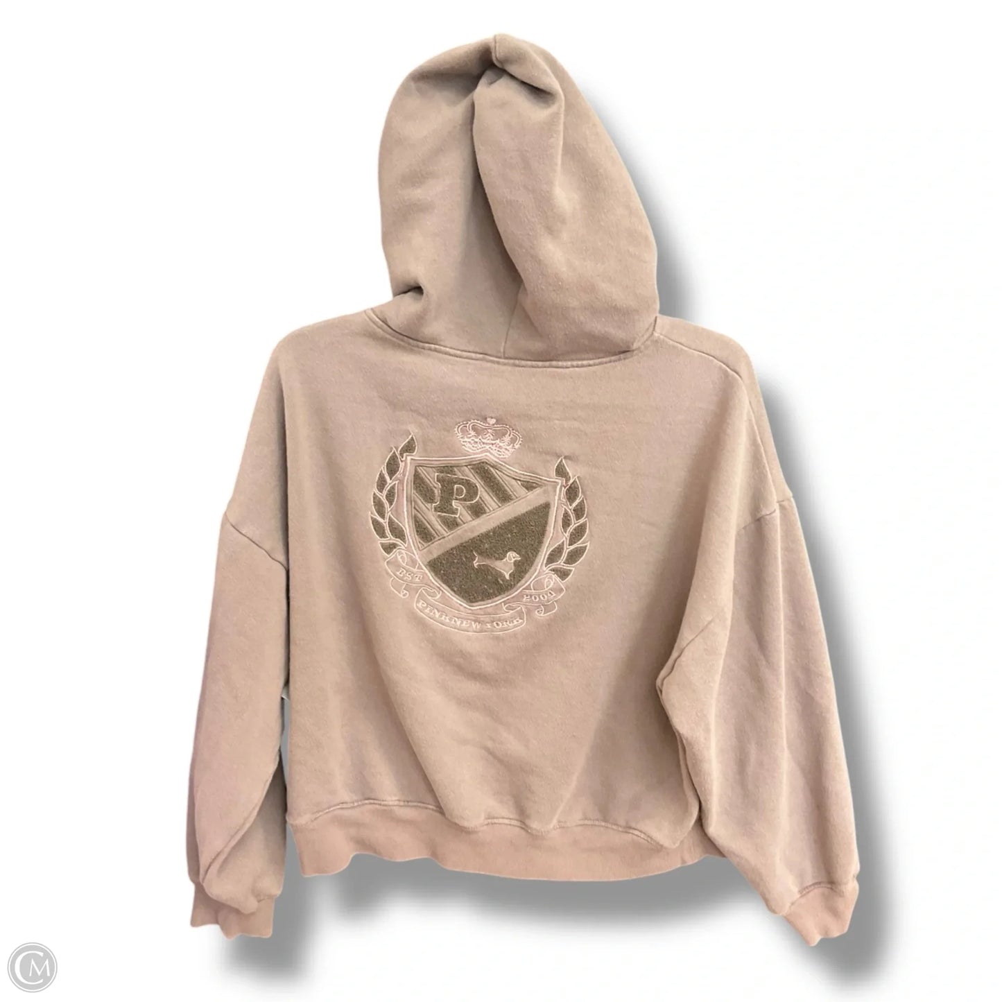 Athletic Jacket By Pink In Brown, Size: Xl