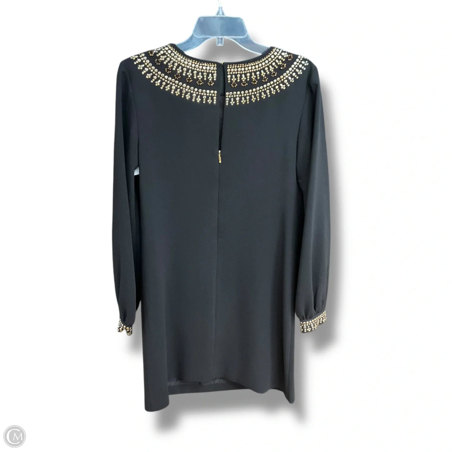 Dress Party Short By Trina Turk In Black & Gold, Size: S