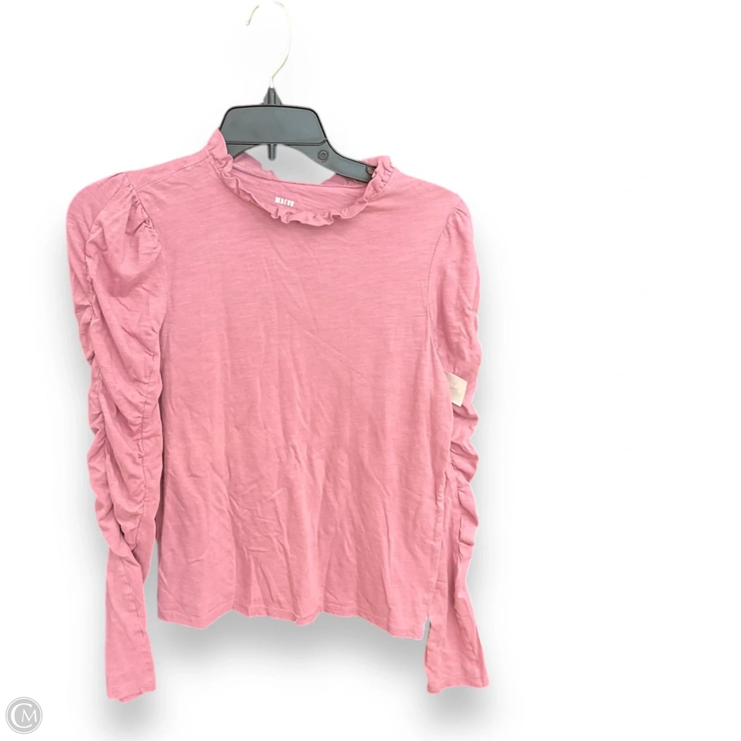Top Long Sleeve By Maeve In Pink, Size: S