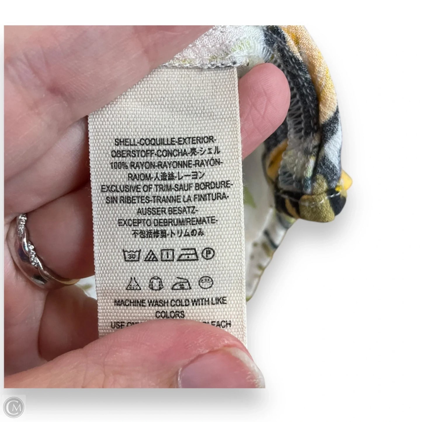 Top Long Sleeve By Free People In Floral Print, Size: M