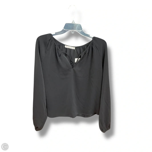 Top Long Sleeve By Abercrombie And Fitch In Black, Size: Xs