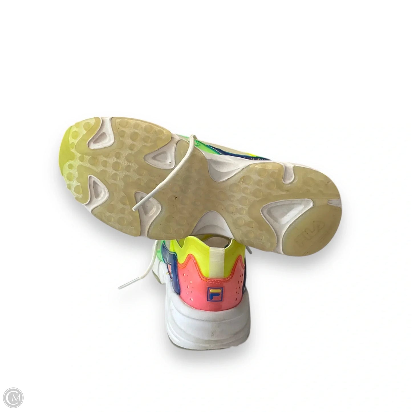 Shoes Athletic By Fila In Rainbow Print, Size: 7.5