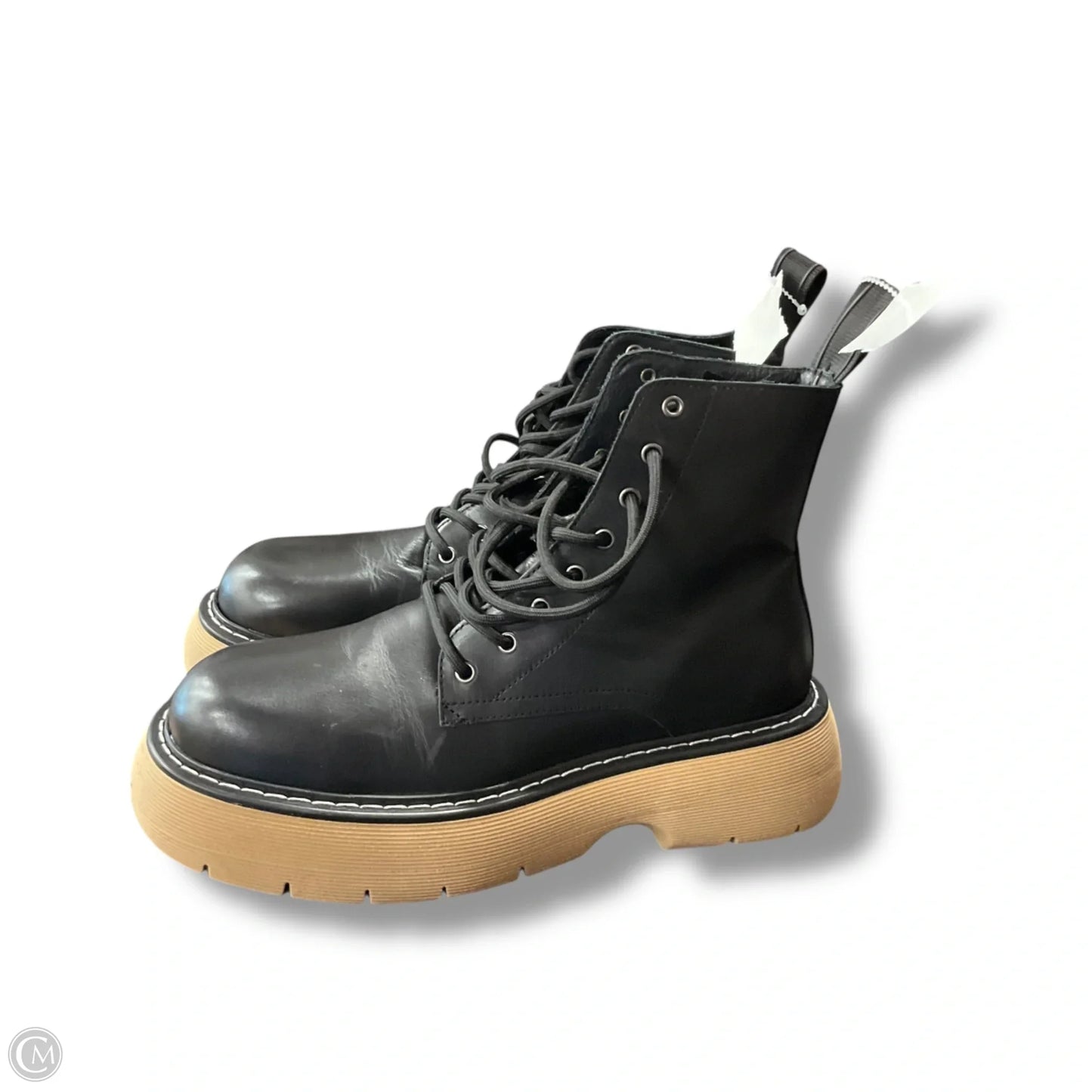 Boots Combat By Last In Black, Size: 10