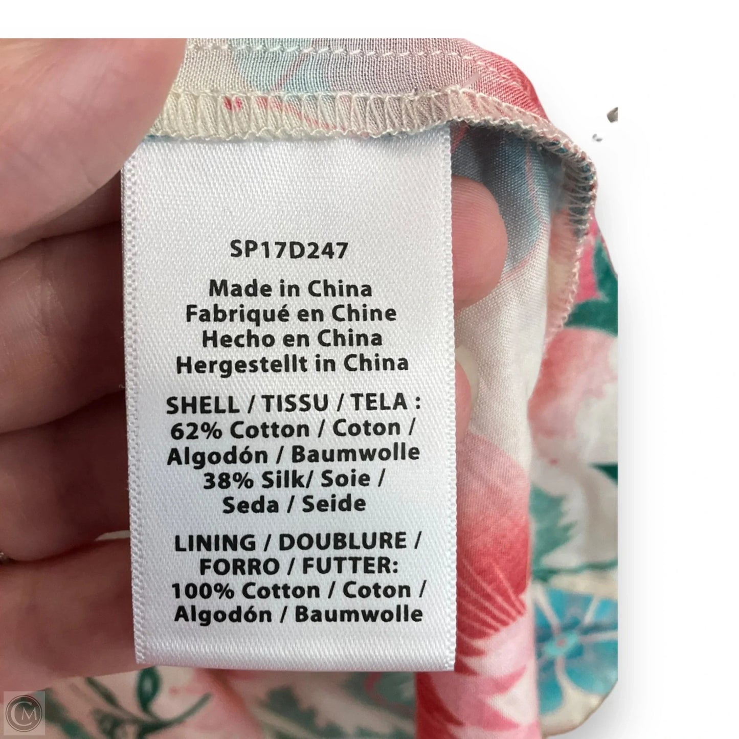 Tunic Long Sleeve By Rachel Zoe In Tropical Print, Size: S