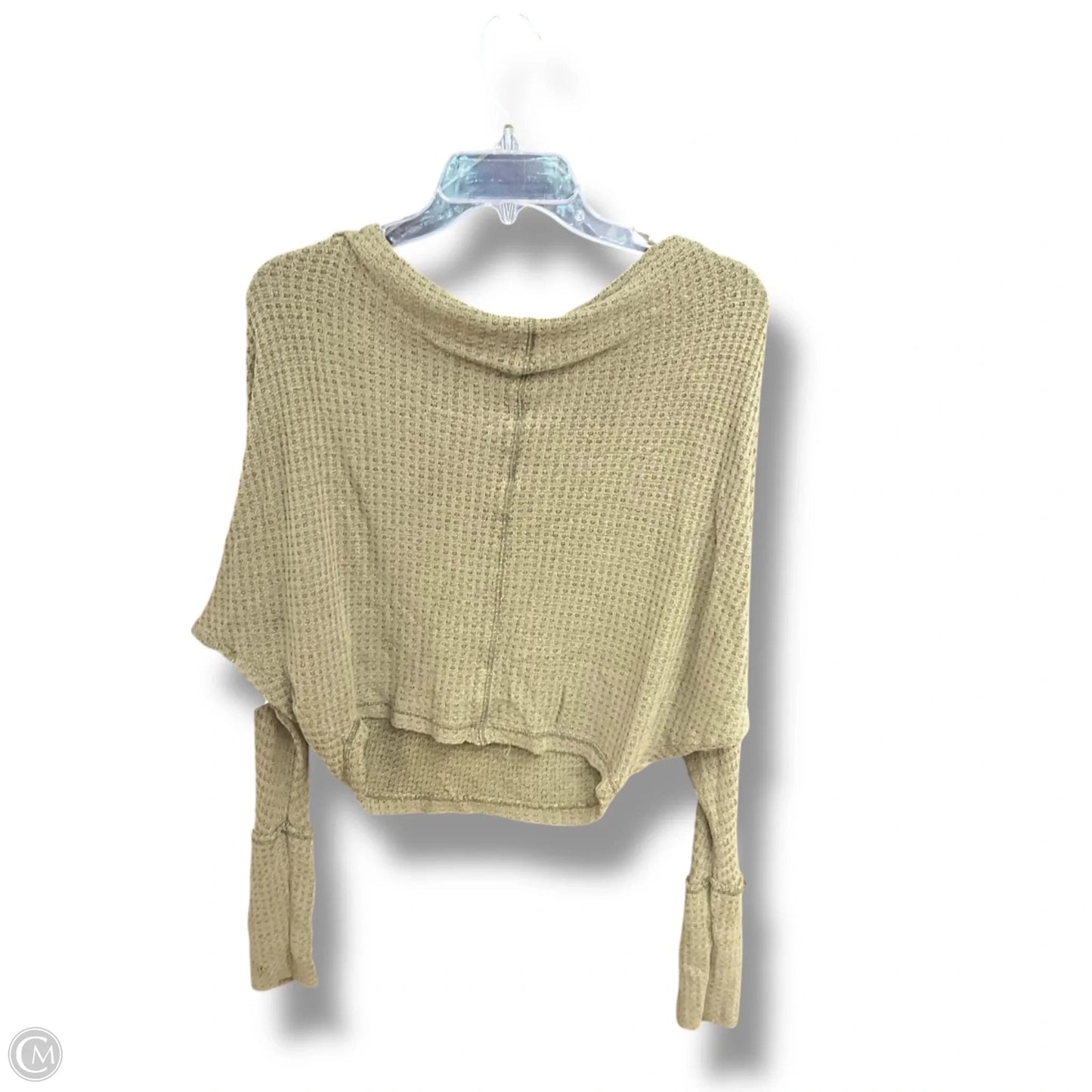 Top Long Sleeve By Free People In Green, Size: Xs