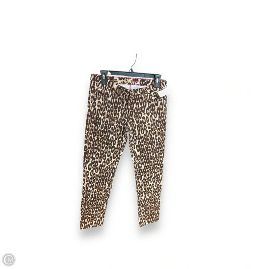 Pants Designer By Kate Spade In Animal Print, Size: 8