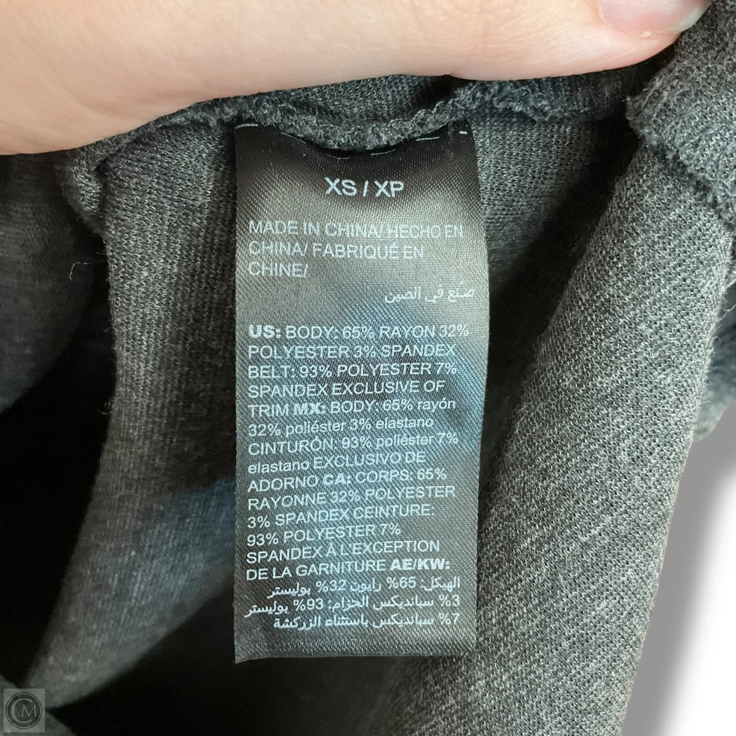 Top Long Sleeve By White House Black Market In Grey, Size: Xs