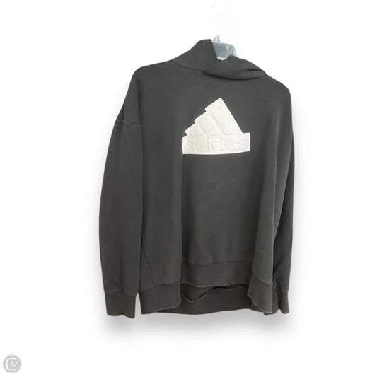 Athletic Sweatshirt Hoodie By Adidas In Black, Size: 2x