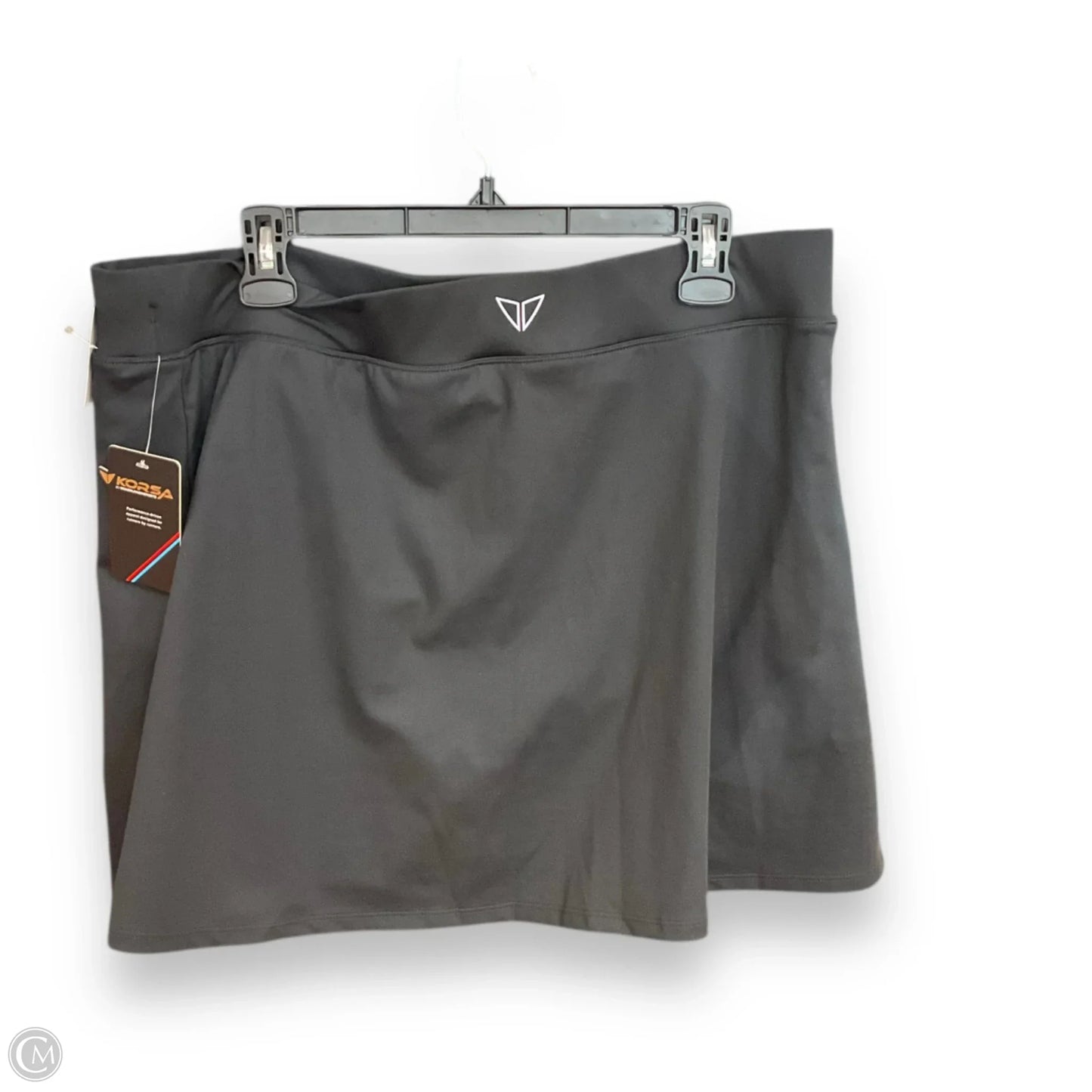 Athletic Skort By Korsa In Black, Size: Xxl