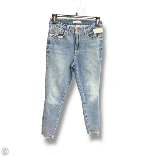 Jeans Straight By Good American In Blue Denim, Size: 6