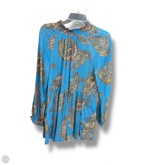 Dress Casual Short By Free People In Paisley Print, Size: Sp