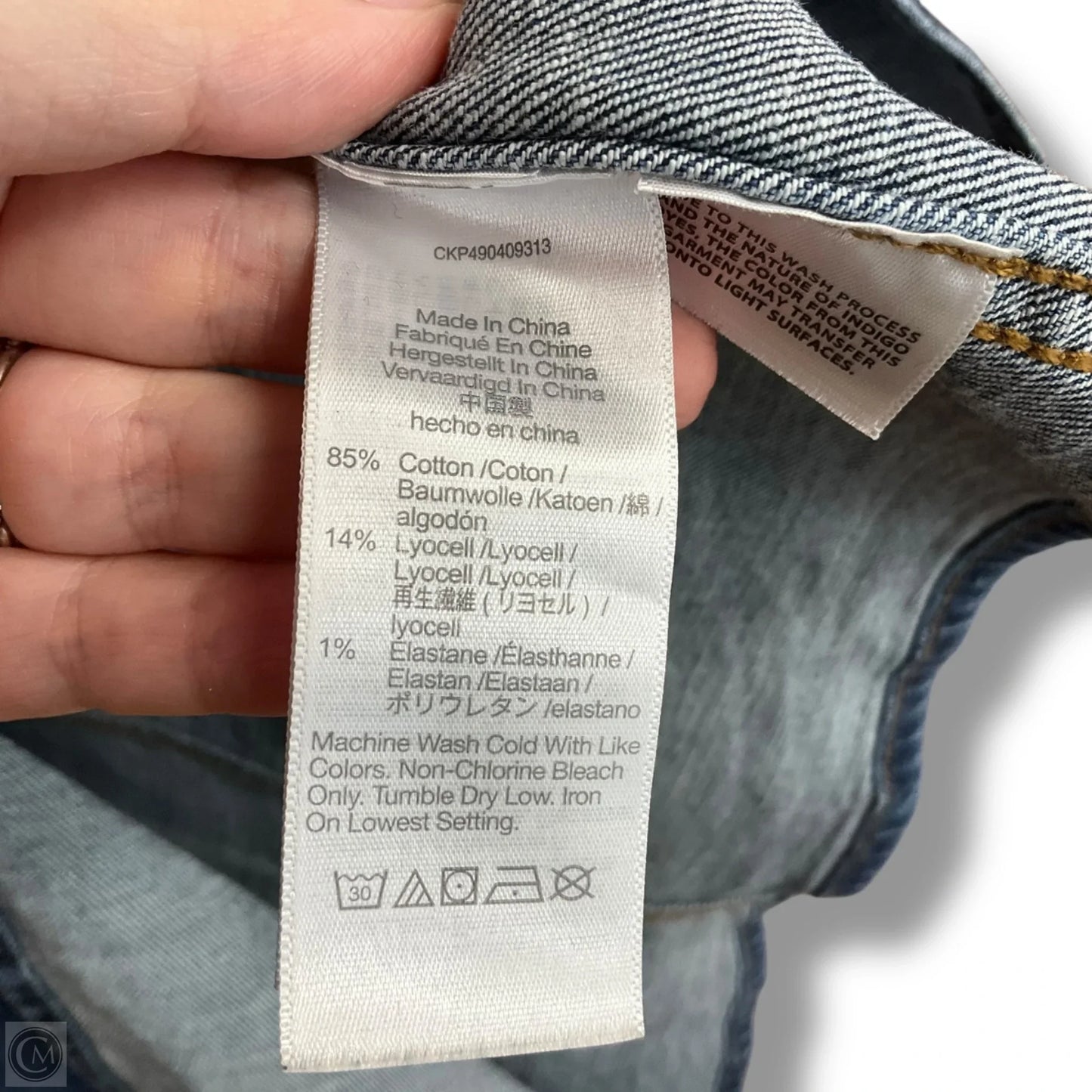 Dress Casual Midi By Madewell In Blue Denim, Size: S