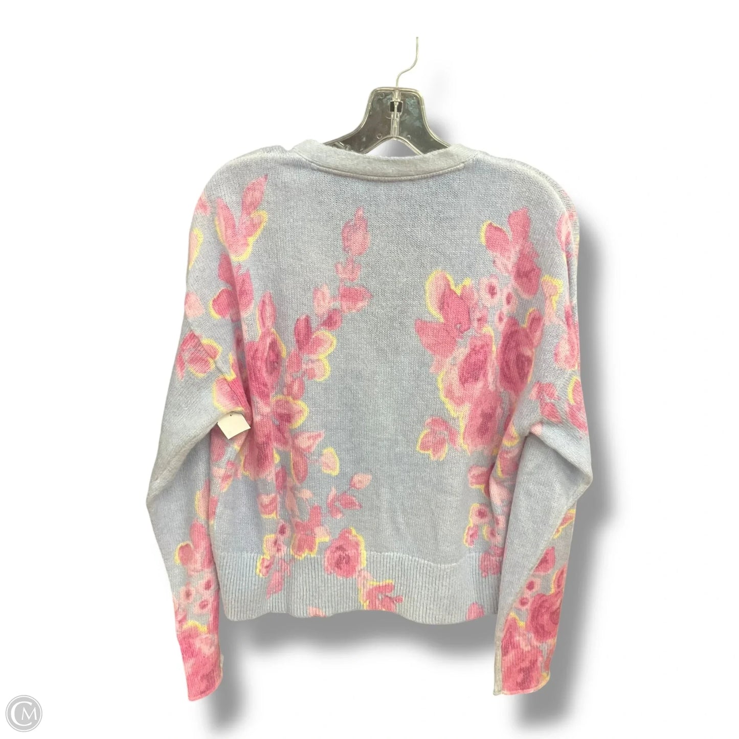 Sweater Cardigan By Sundance In Floral Print, Size: L