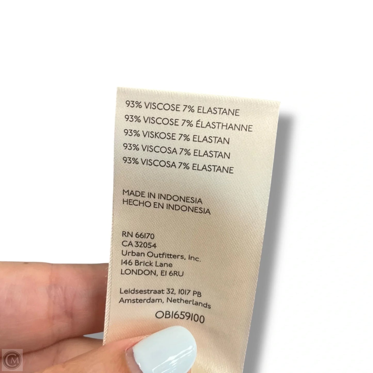 Top Short Sleeve By Anthropologie In Blue, Size: L