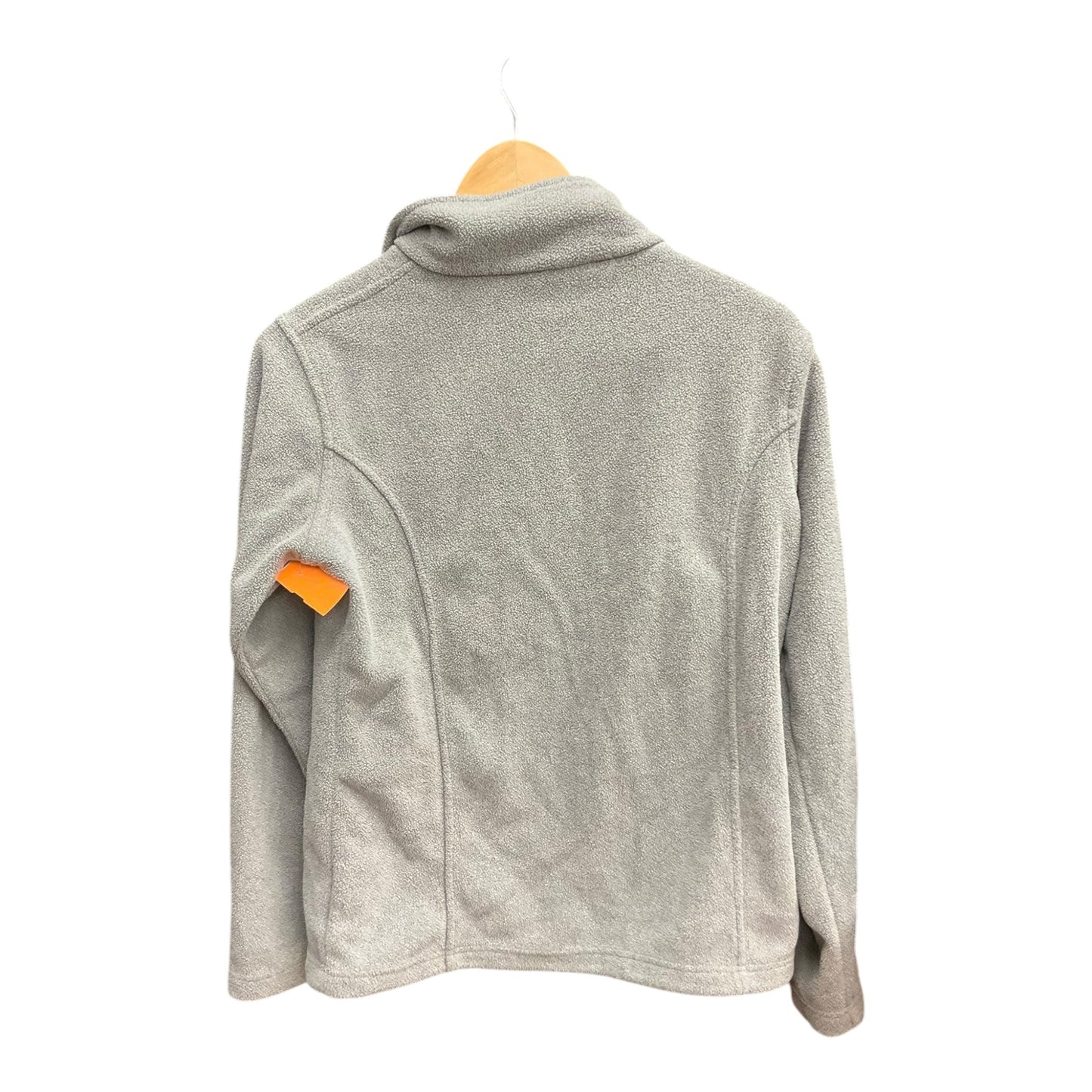 Jacket Fleece By Natural Reflections In Grey, Size: M
