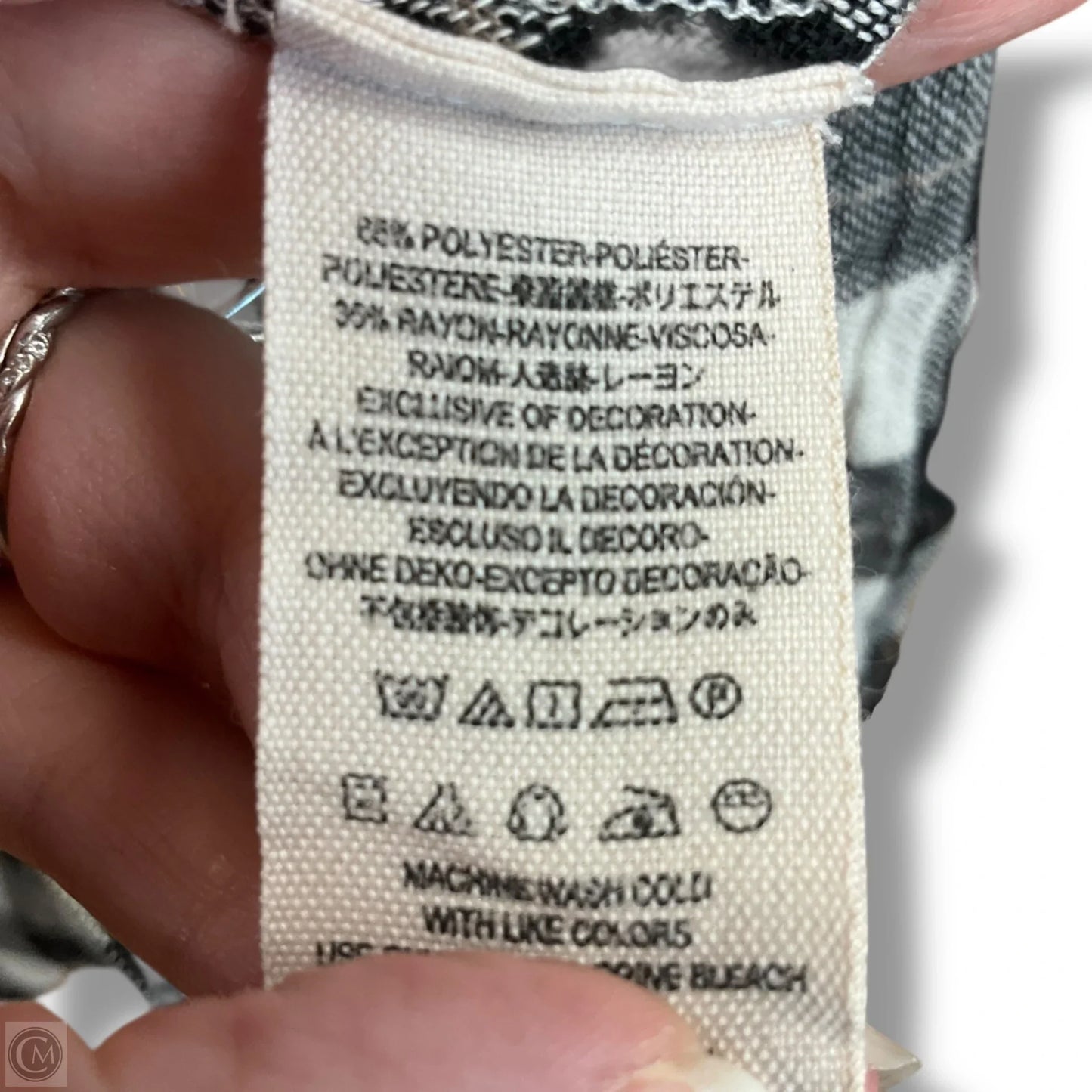 Blouse Long Sleeve By Free People In Plaid Pattern, Size: M