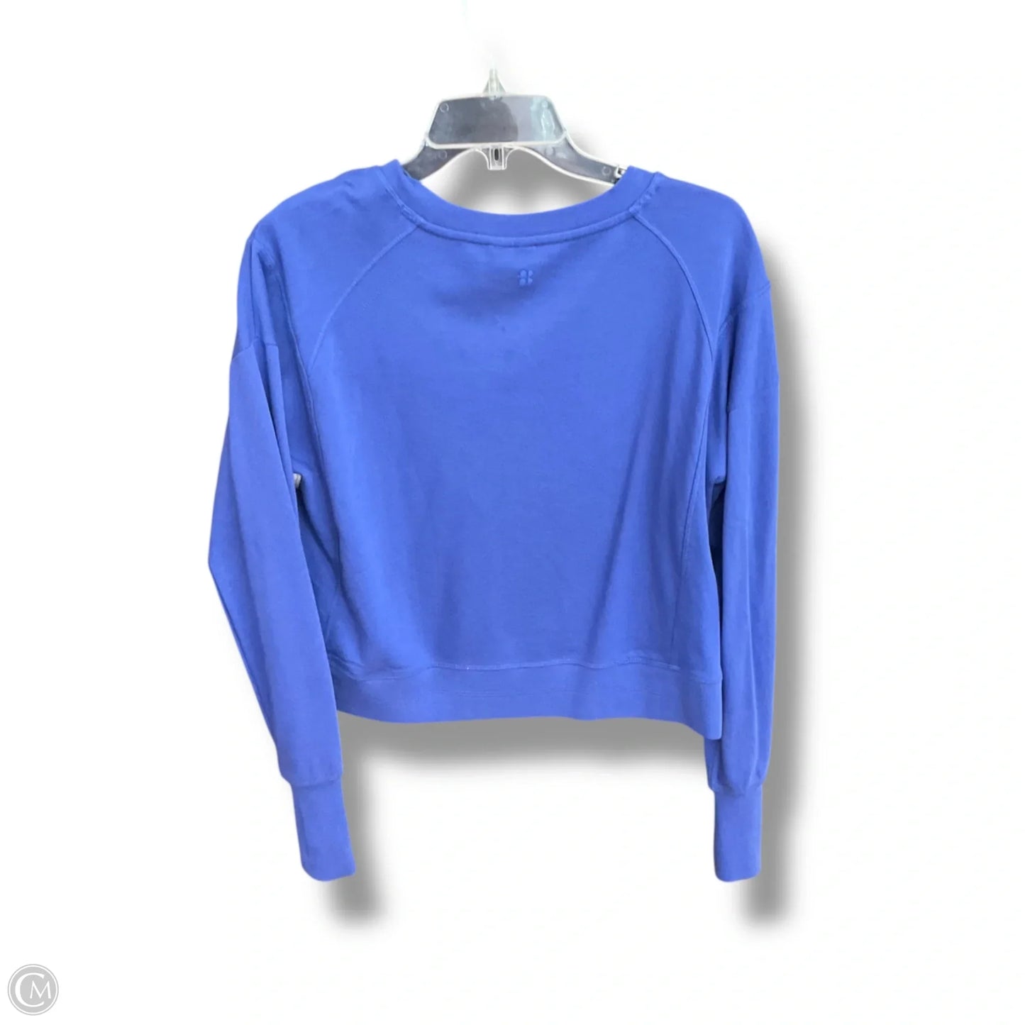 Athletic Top Long Sleeve Crewneck By Sweaty Betty In Blue, Size: Xs