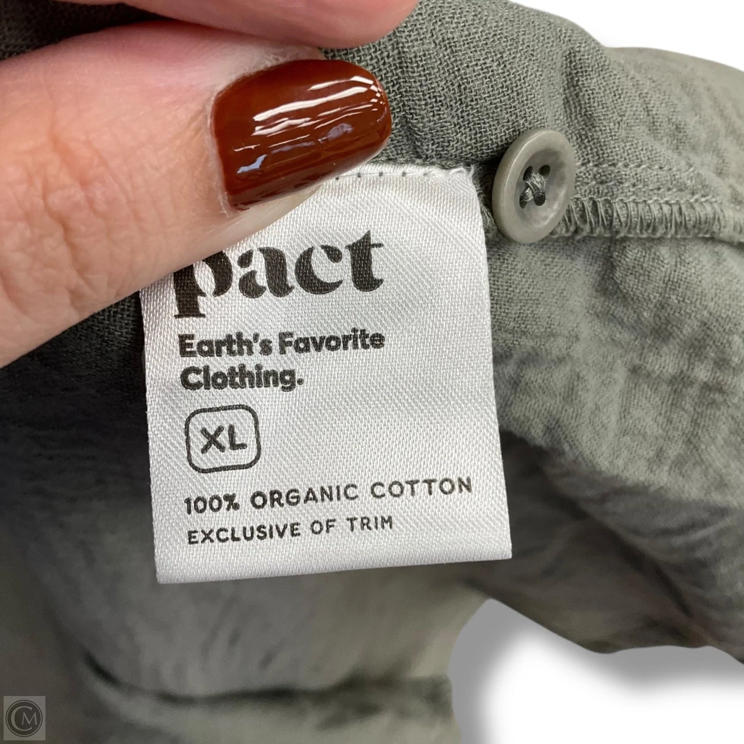 Dress Casual Maxi By Pact In Green, Size: Xl