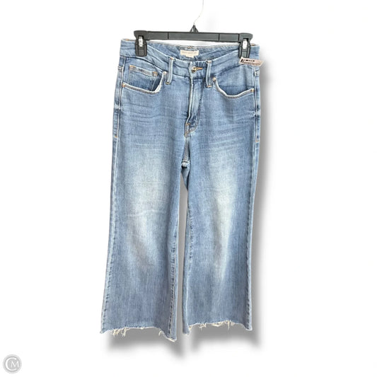 Jeans Straight By Good American In Blue Denim, Size: 4