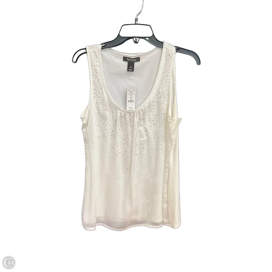 Top Sleeveless By White House Black Market In White, Size: M