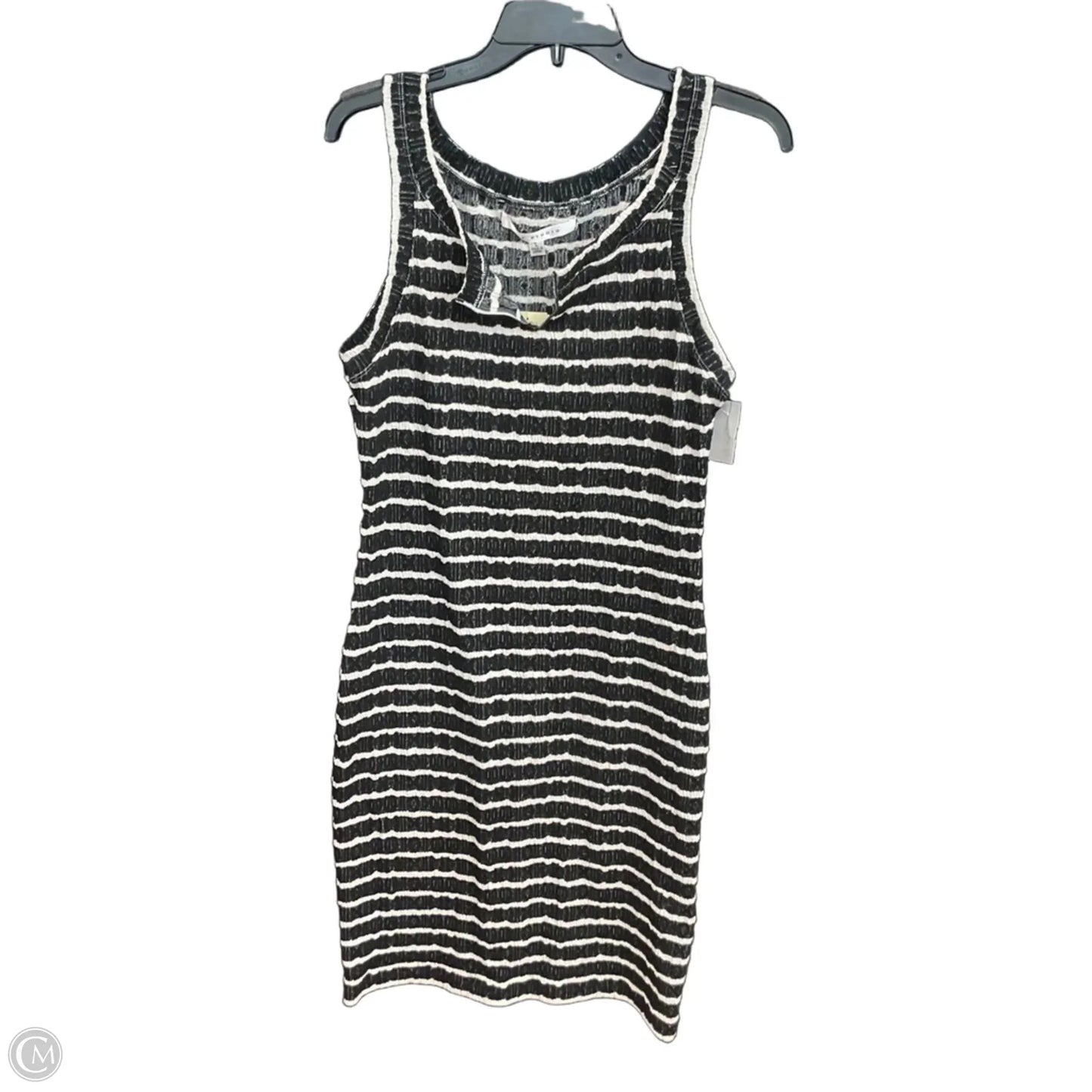 Dress Casual Midi By Max Studio In Black & White, Size: L