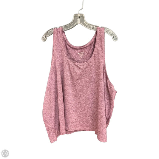 Athletic Tank Top By Athleta In Maroon, Size: 3x