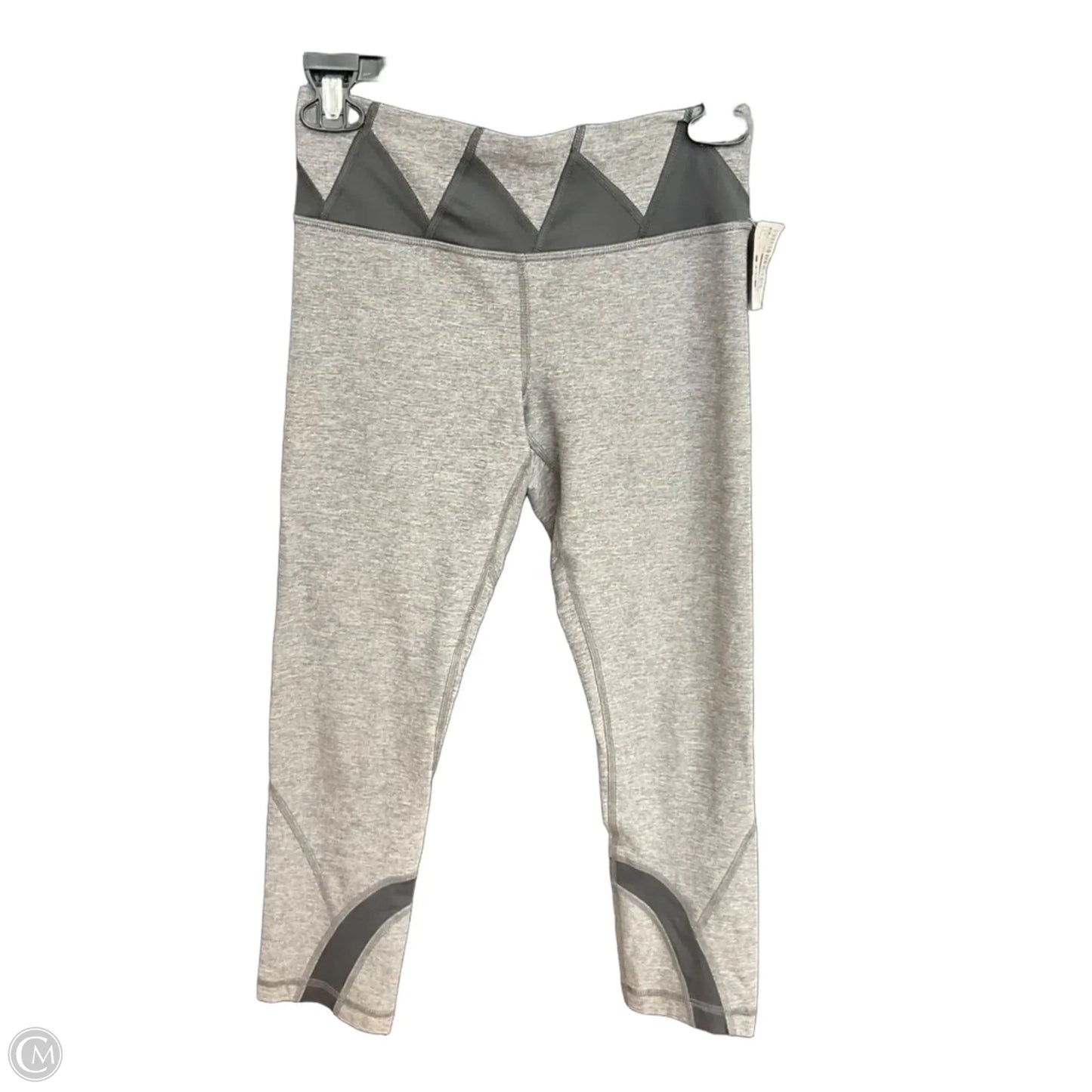 Athletic Capris By Lululemon In Grey, Size: S
