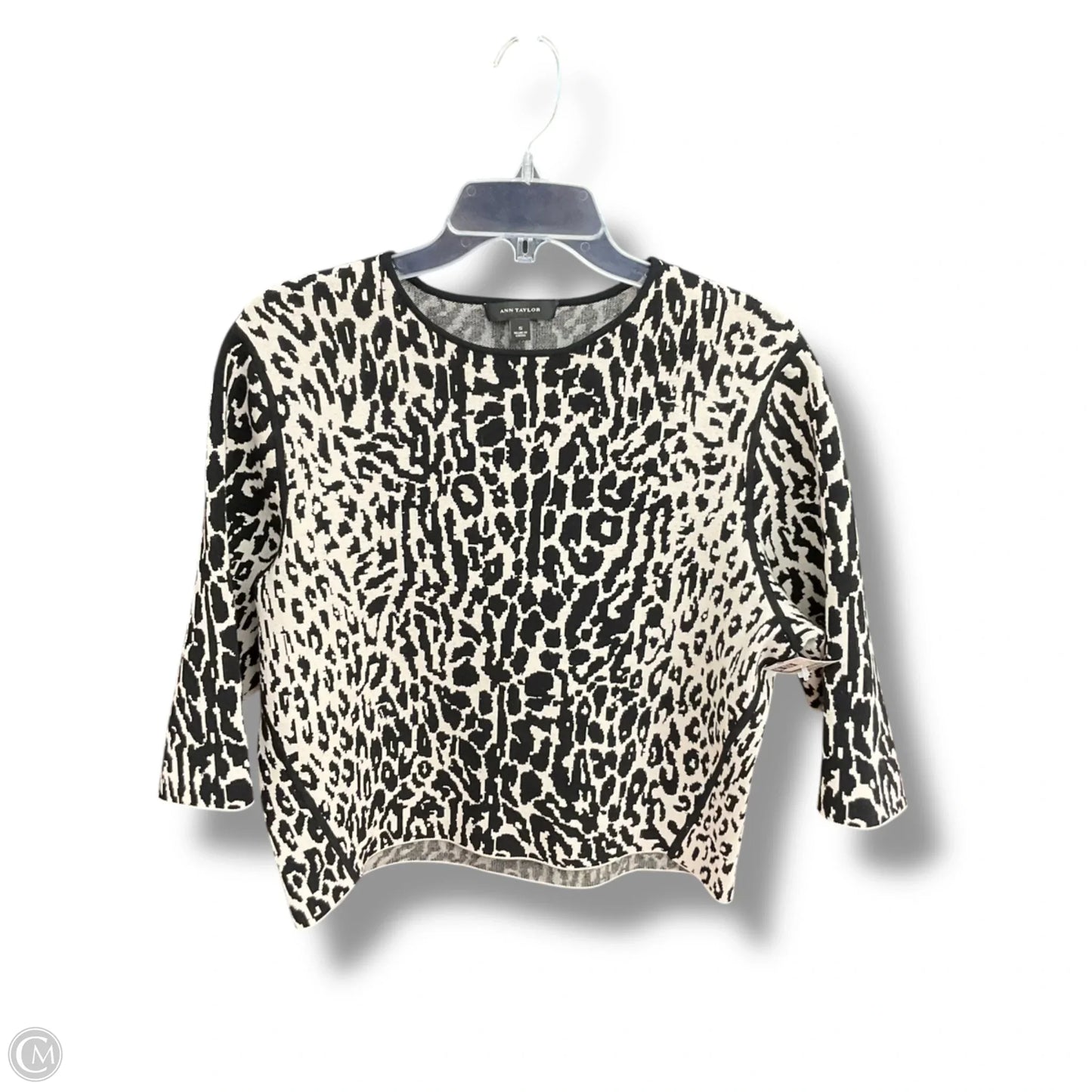 Top Long Sleeve By Ann Taylor In Animal Print, Size: S