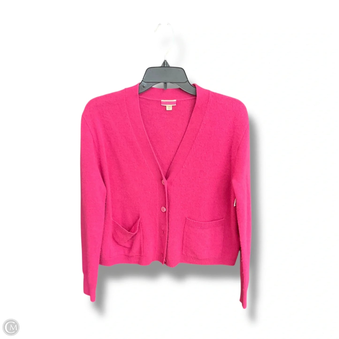 Sweater Cardigan Cashmere By J. Crew In Pink, Size: Xs