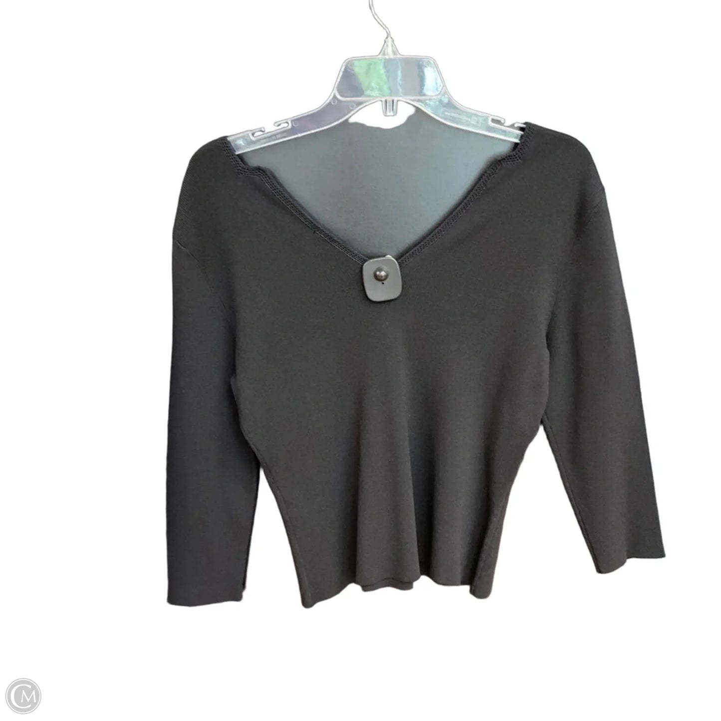 Top Long Sleeve By Cyrus In Black, Size: M