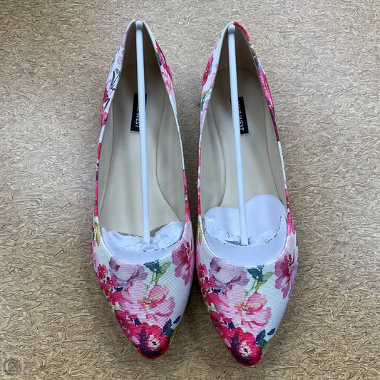 Shoes Flats By Nine West In Floral Print, Size: 9.5