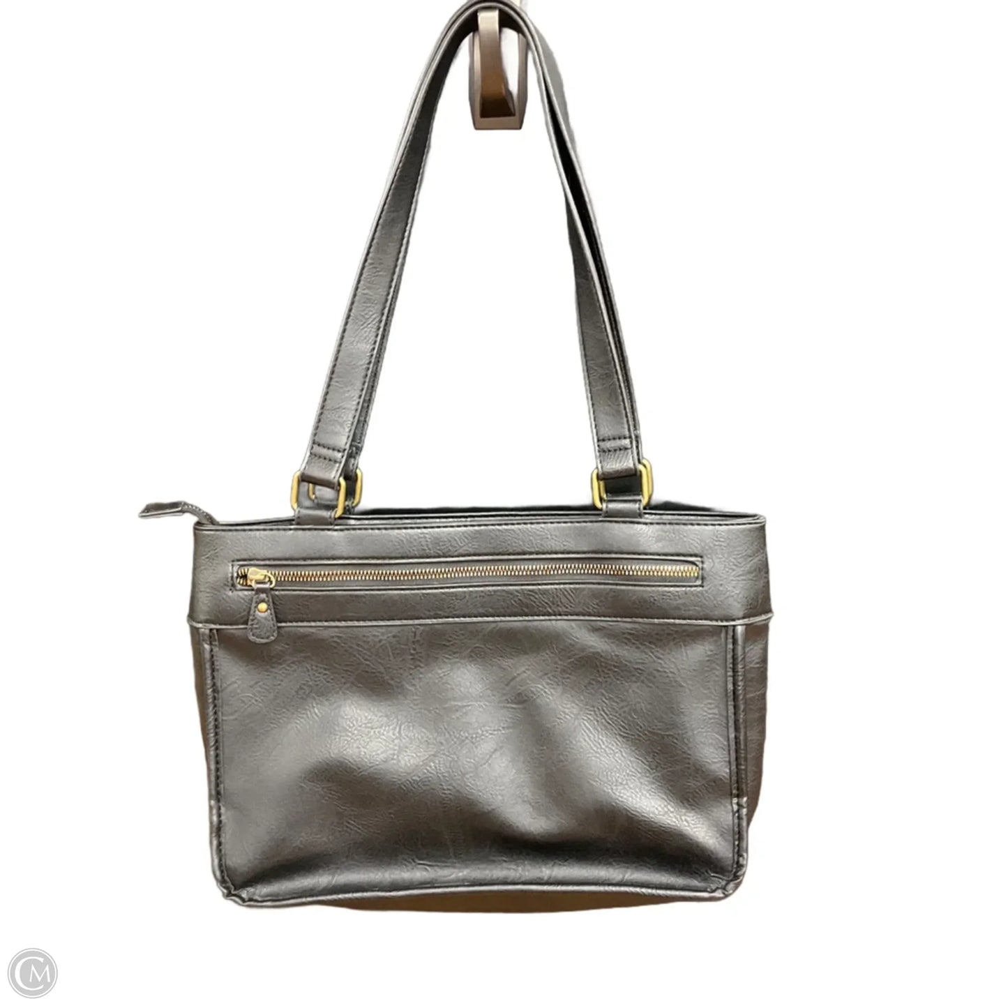 Handbag Leather By White Mountain, Size: Medium