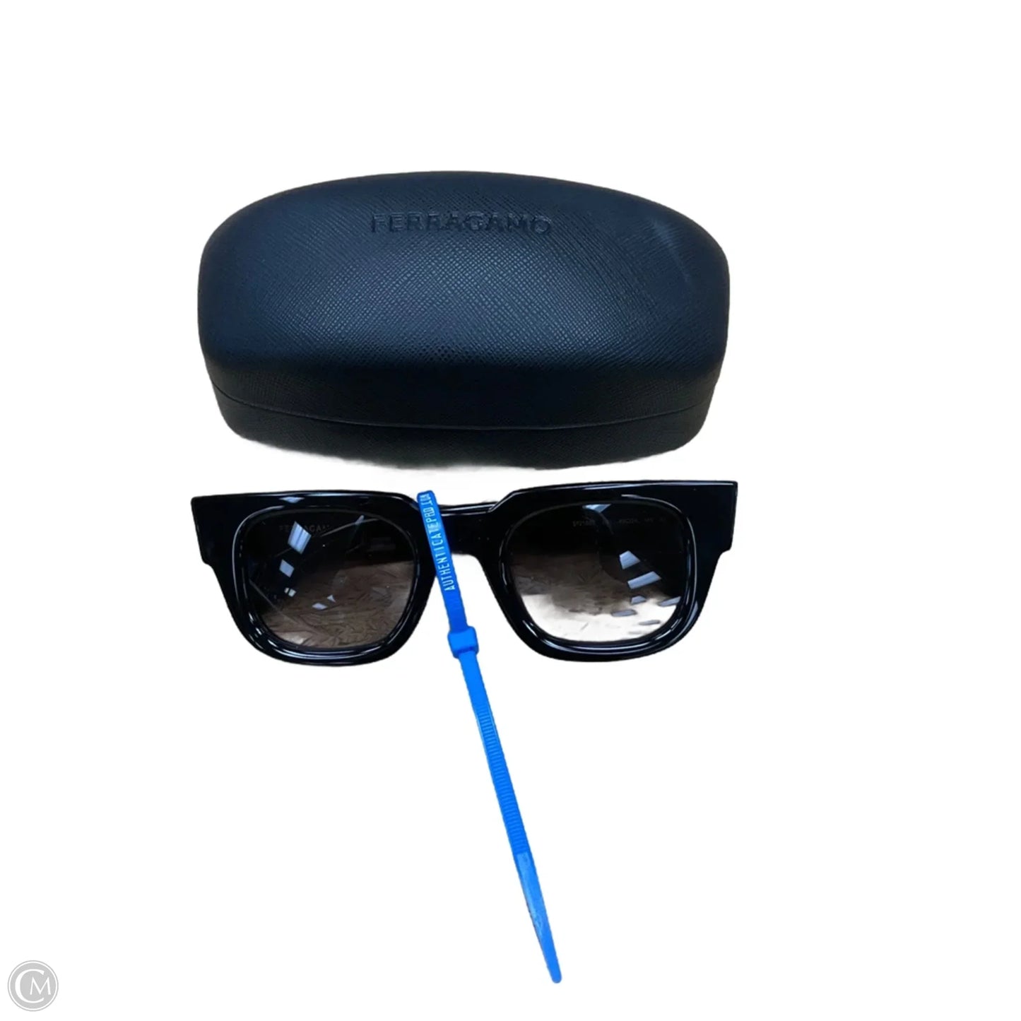 Sunglasses Luxury Designer By Ferragamo, Size: Medium