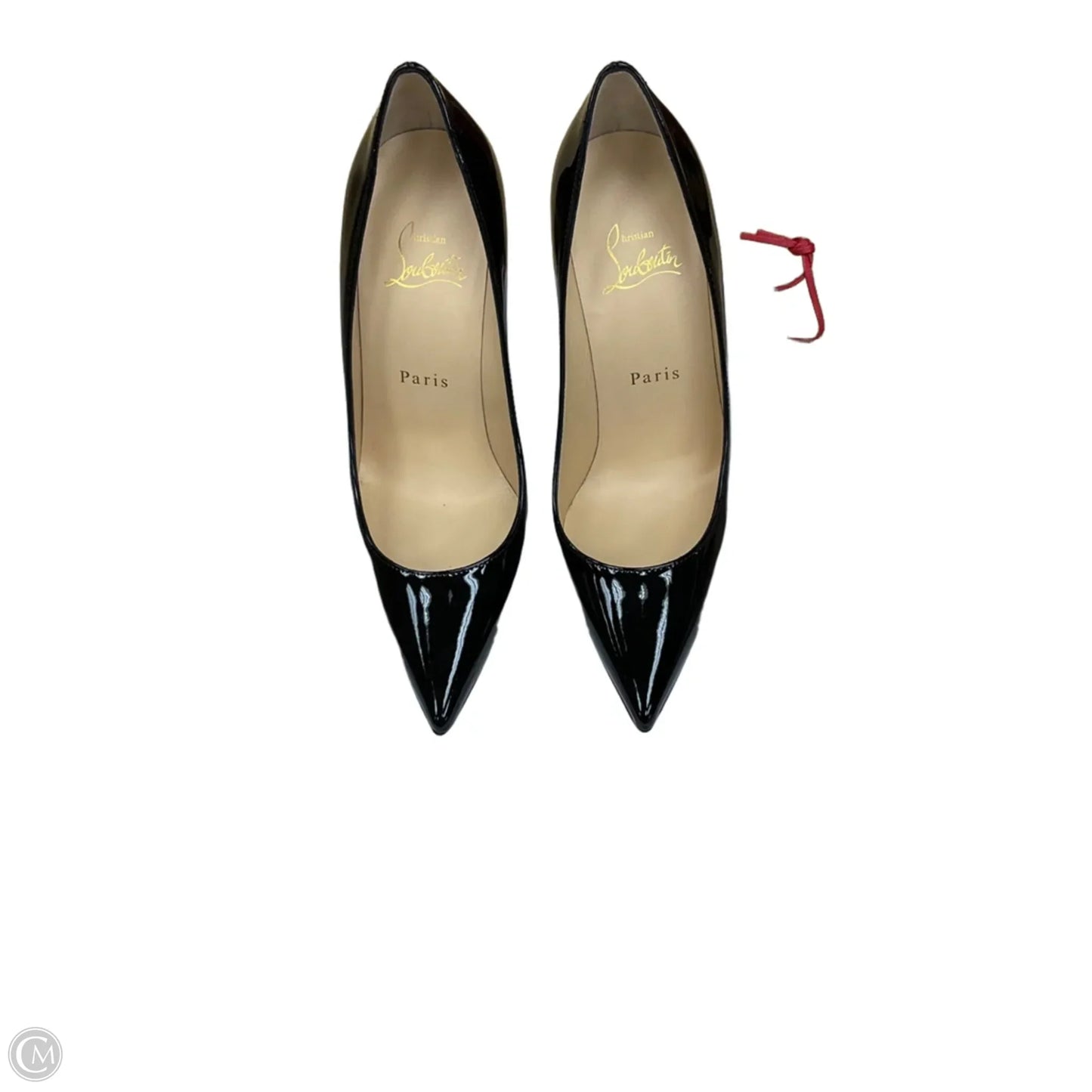 Shoes Luxury Designer By Christian Louboutin In Black, Size: 6