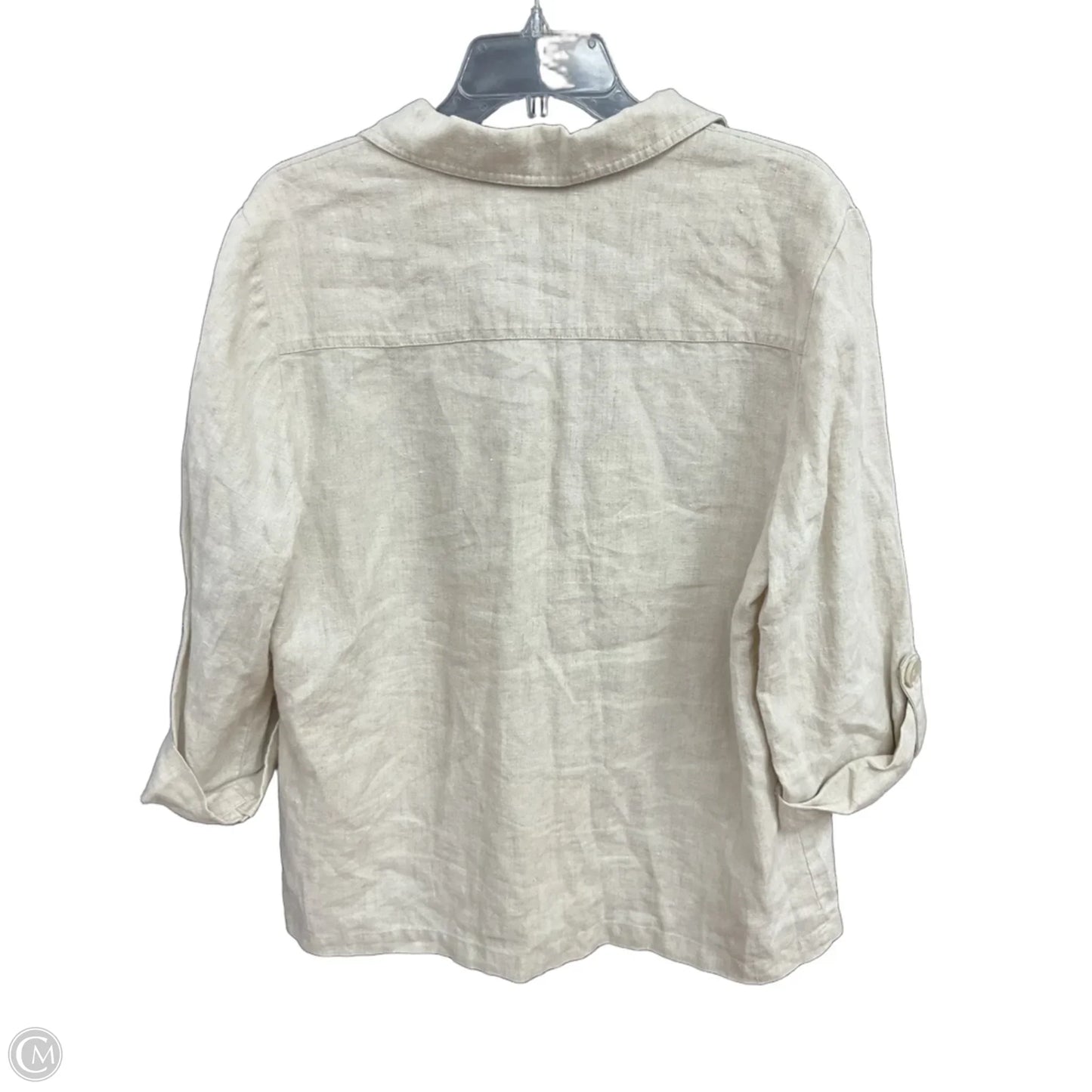 Pants Set 2pc By Chicos In Beige, Size: L