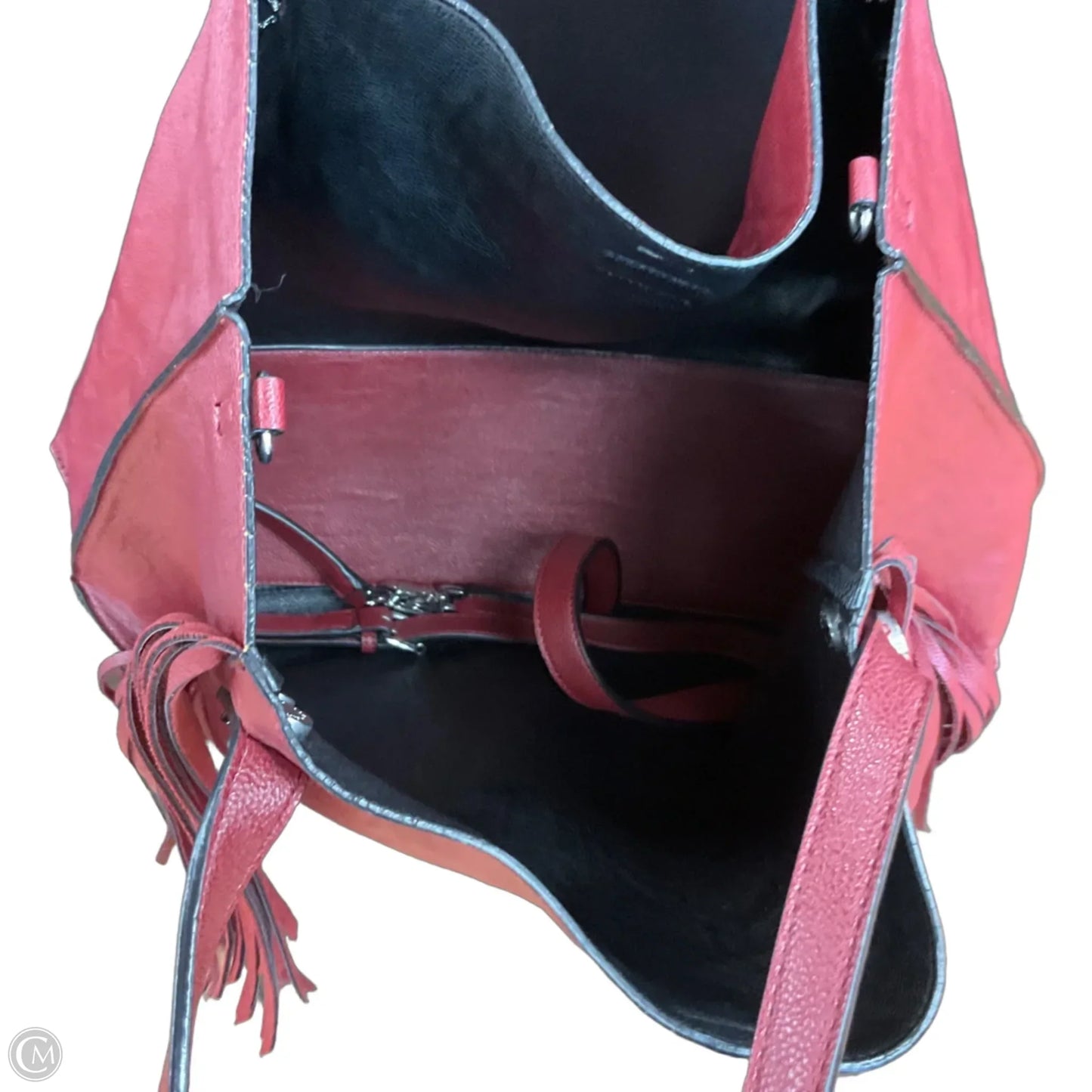 Tote Leather By Calvin Klein, Size: Medium
