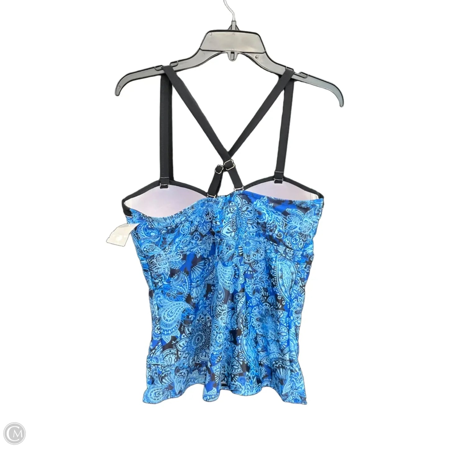 Swimsuit Top By Cmc In Blue, Size: Xl