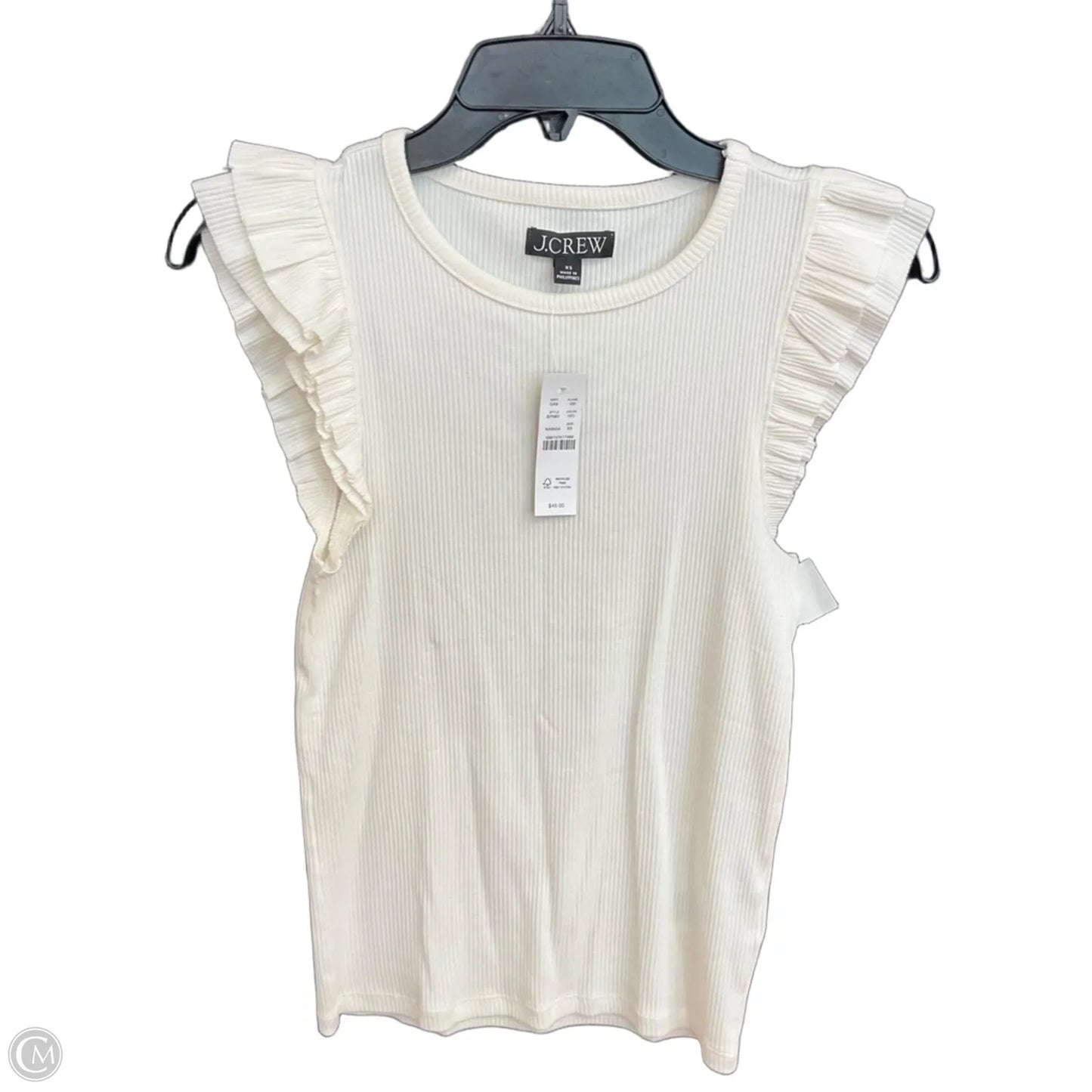 Top Sleeveless By J. Crew In Beige, Size: Xs