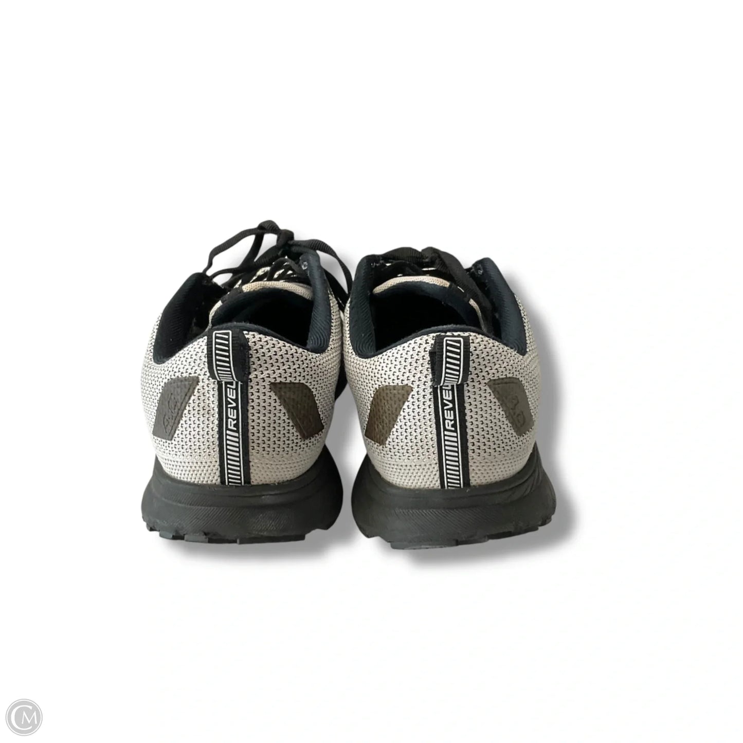 Shoes Athletic By Brooks In Black & Cream, Size: 9.5