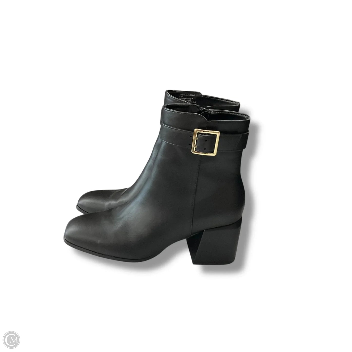 Boots Ankle Heels By Madden Girl In Black, Size: 8.5